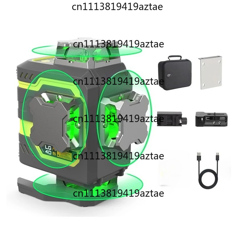Laser Level 4D 16 Line Green - مستوى ليزر 16 خط 360 درجة