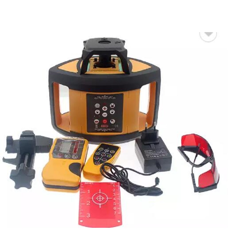 Rotary Laser Level 500M Range - جهاز ليزر دوار ذاتي التسوية Heipoe