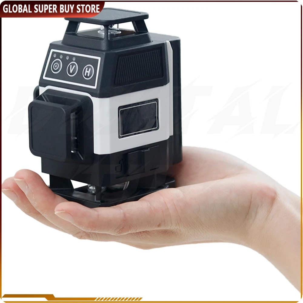 Laser Level 3D Cross Line Self Leveling - ميزان ليزر صغير 12/16 خط، مستوى