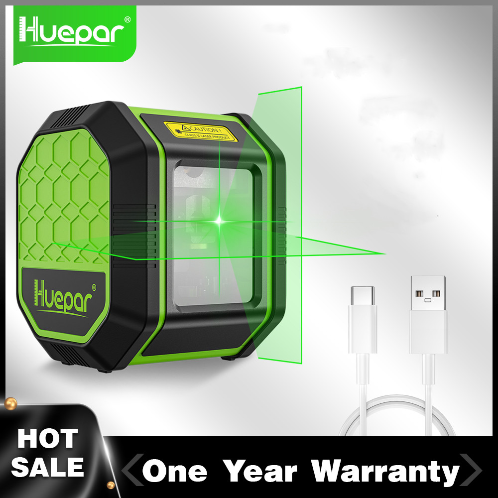 Laser Level Rechargeable Usb - Huepar-Green Beam أوسرام مستوى الليزر ،