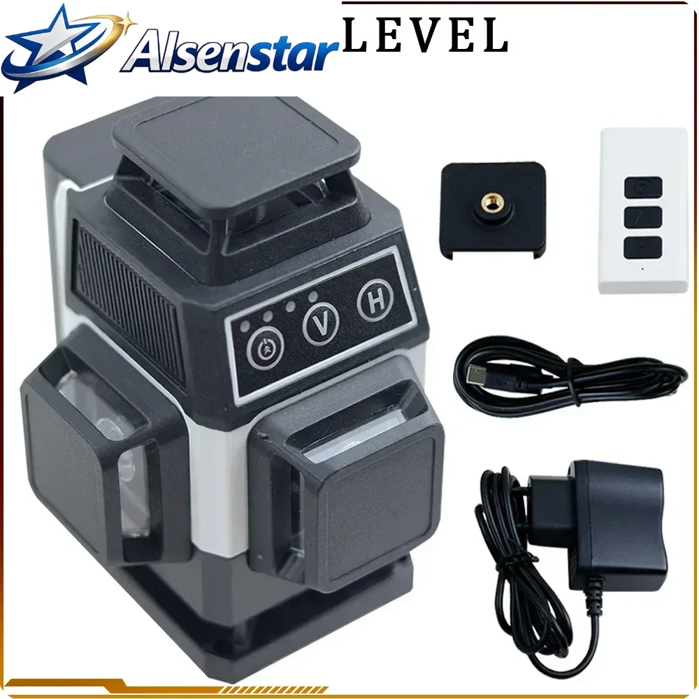 Laser Level 4D 16 Line Green - جهاز ليزر لمستوى 16 خط، أداة