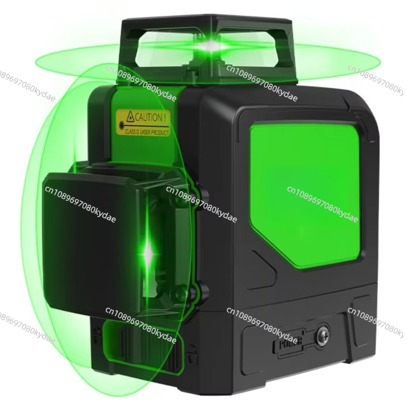 Green Beam Laser Level 12 Line - مستوى ليزر خط أخضر 360 IP54