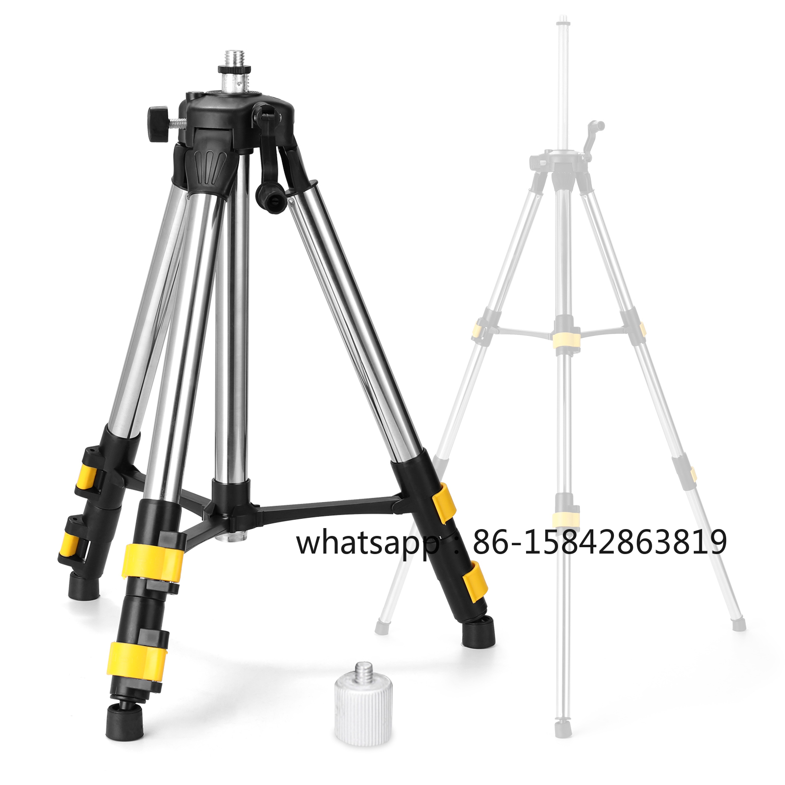 Laser Level Tripod Stand 1.5M - حامل ثلاثي القوائم من الفولاذ المقاوم