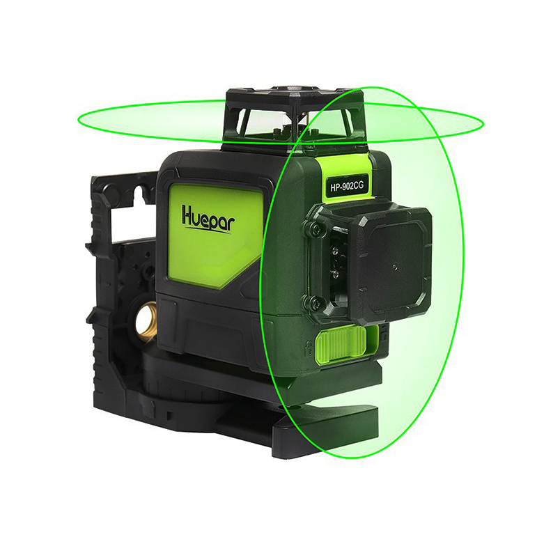 جهاز ليزر ثلاثي الأبعاد Huepar - مراجعة Green Beam Laser Level 12 Line وسعره