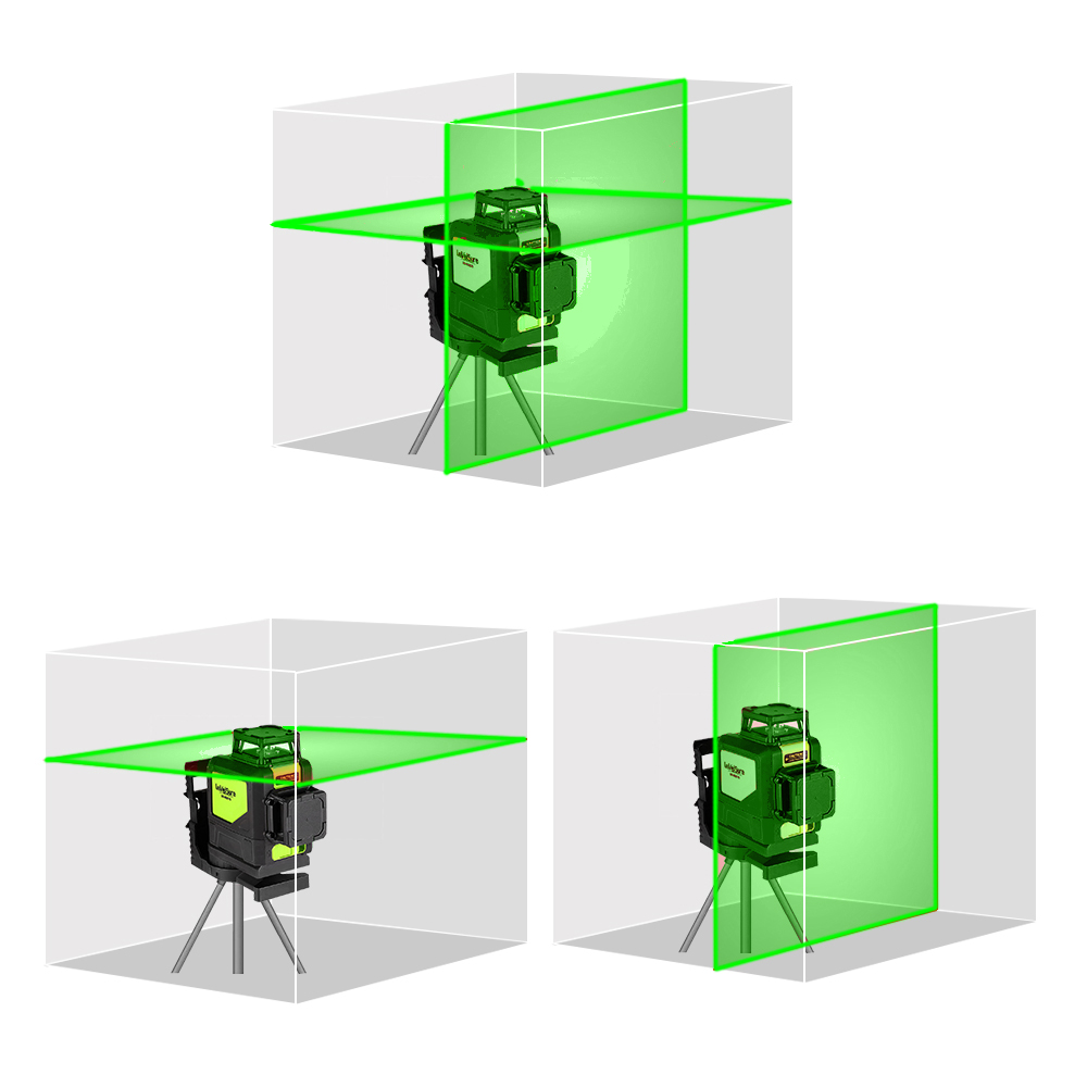 جهاز ليزر ثلاثي الأبعاد Huepar - مراجعة Green Beam Laser Level 12 Line وسعره