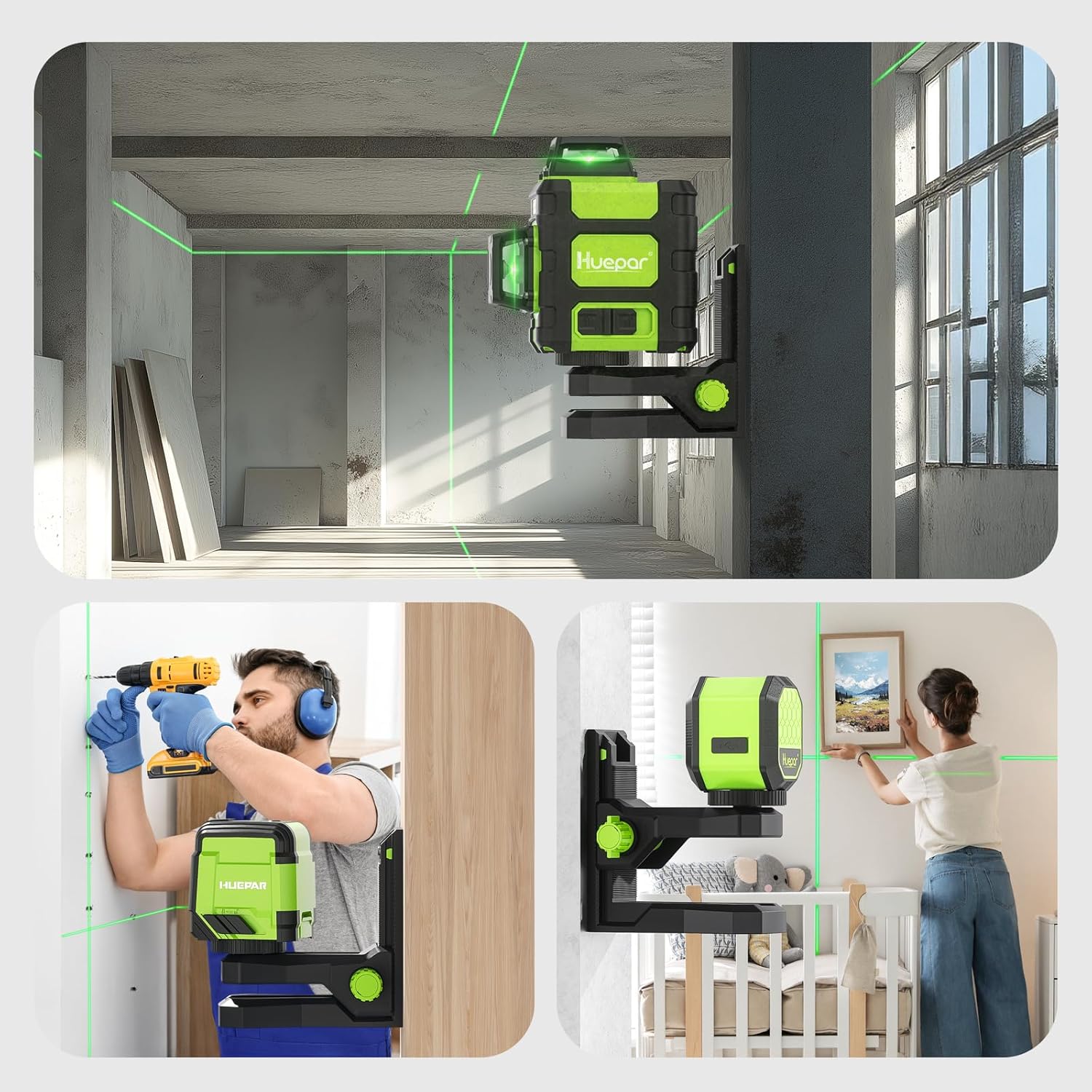 حامل Huepar PV12 للضبط الدقيق  - مراجعة Line Laser Level Magnetic Bracket وسعره