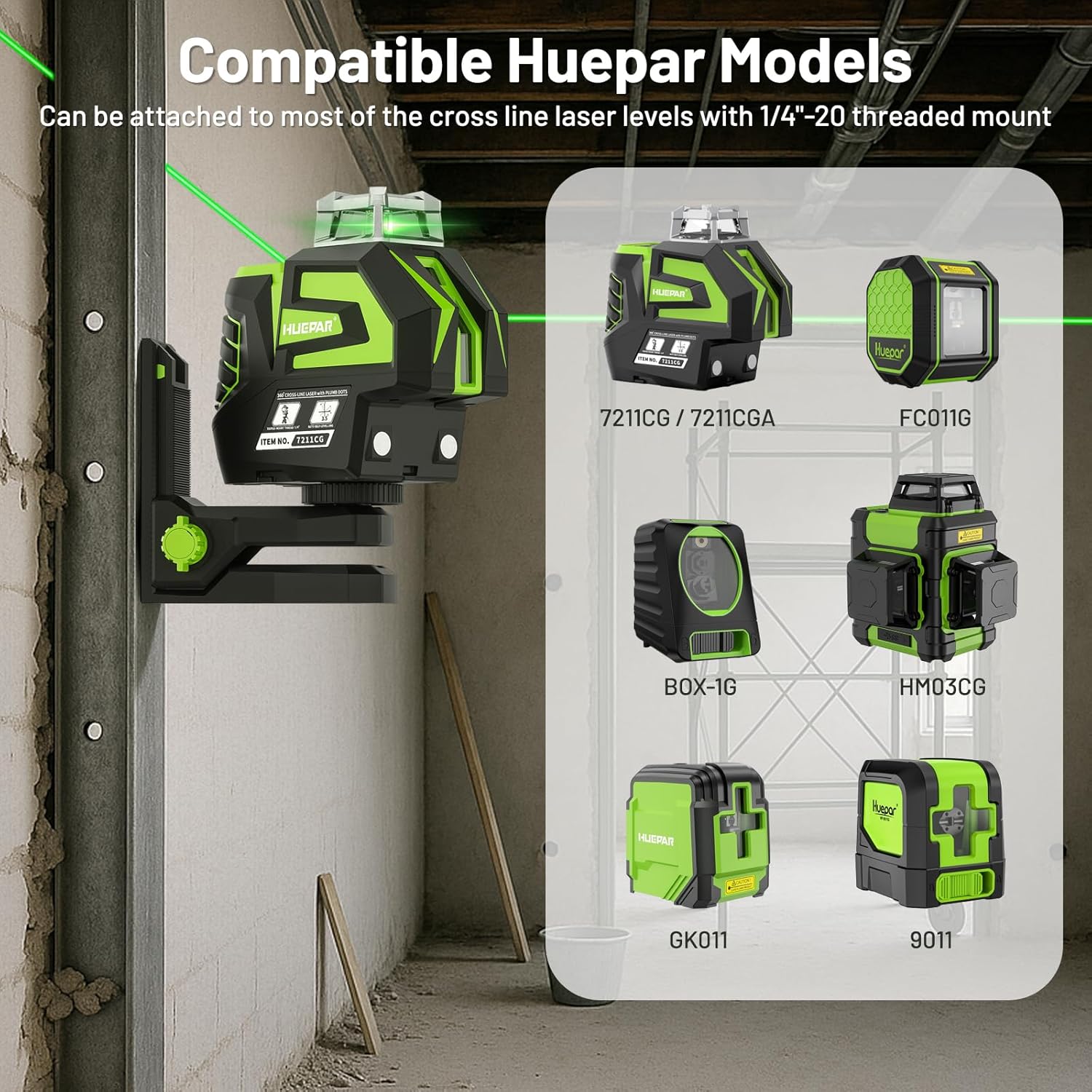 حامل Huepar PV12 للضبط الدقيق  - مراجعة Line Laser Level Magnetic Bracket وسعره