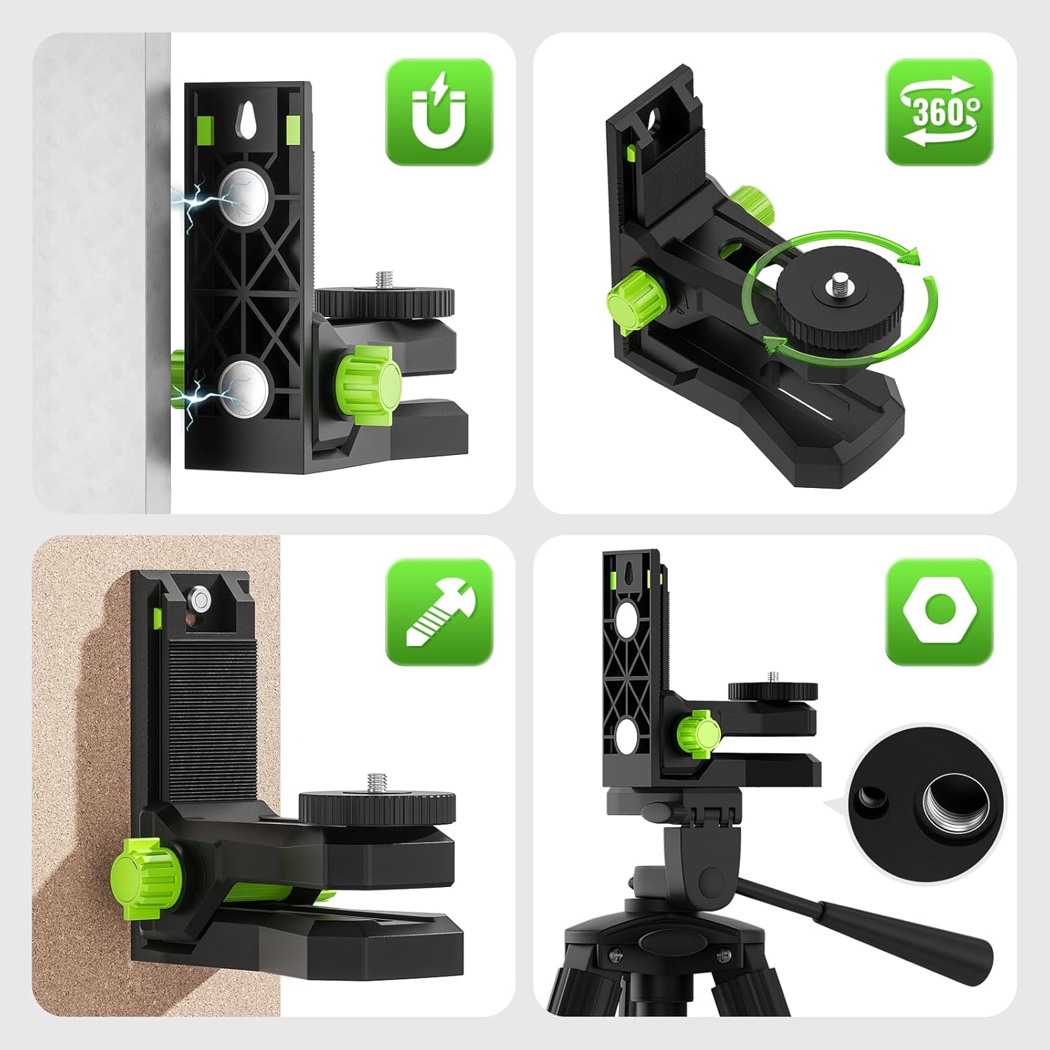 حامل Huepar PV12 للضبط الدقيق  - مراجعة Line Laser Level Magnetic Bracket وسعره