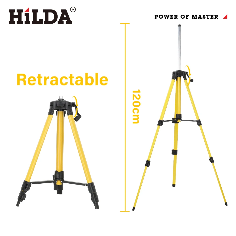حامل ثلاثي القوائم لمستوى اللي - مراجعة Laser Level Tripod Stand 1.5M وسعره