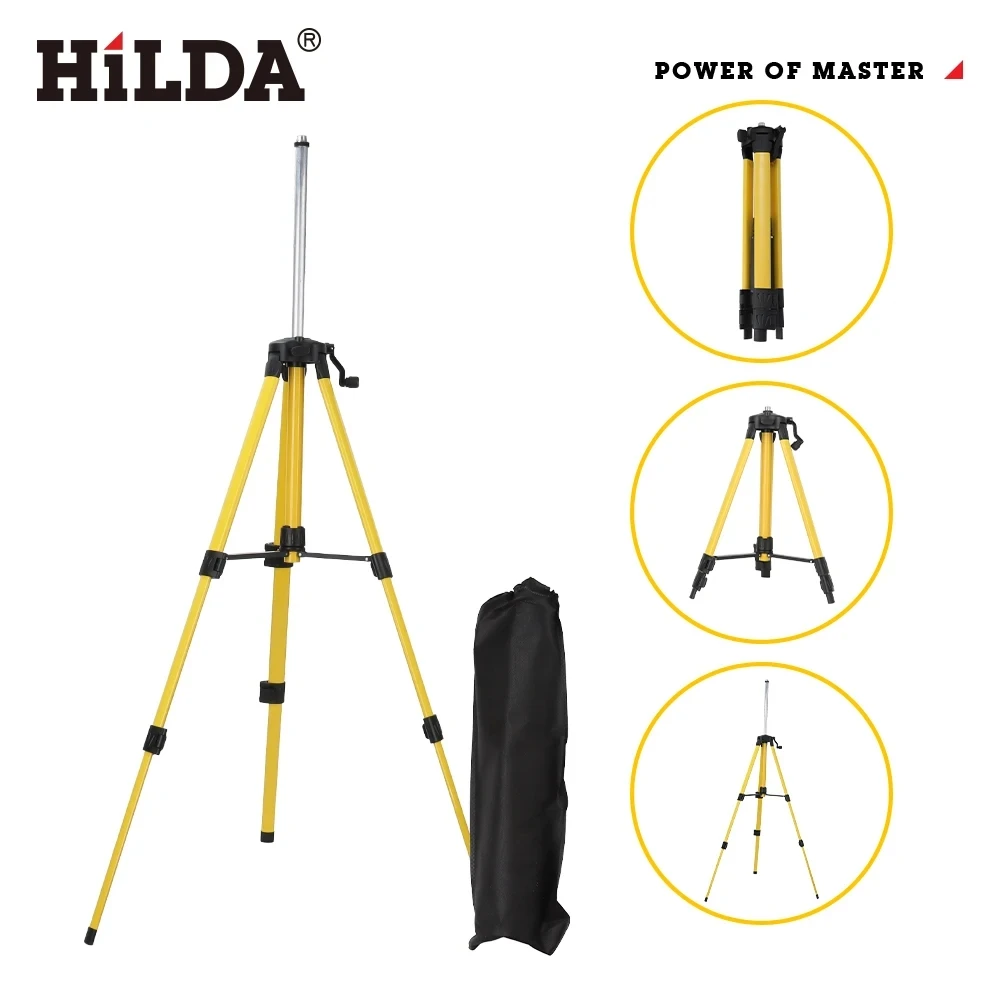 حامل ثلاثي القوائم لمستوى اللي - مراجعة Laser Level Tripod Stand 1.5M وسعره