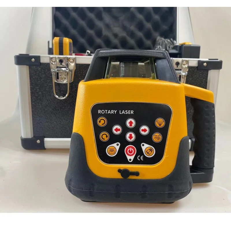 عالية الدقة التلقائي الإلكترون - مراجعة Rotary Laser Level 500M Range وسعره