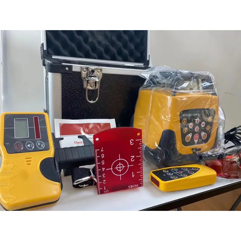 عالية الدقة التلقائي الإلكترون - مراجعة Rotary Laser Level 500M Range وسعره