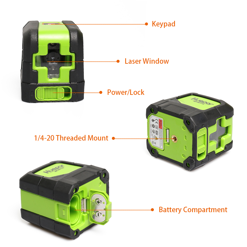Huepar 2 خطوط مستوى الليزر 901 - مراجعة Laser Level 3D Cross Line Self Leveling وسعره