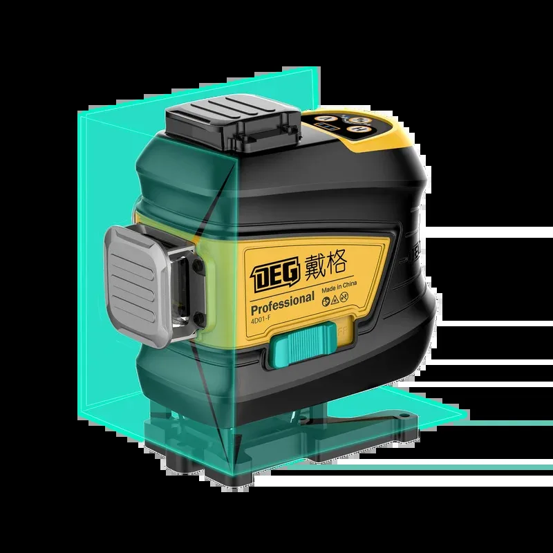 جهاز ليزر DEG 4D01-F12D، 12 خط - مراجعة Green Beam Laser Level 12 Line وسعره