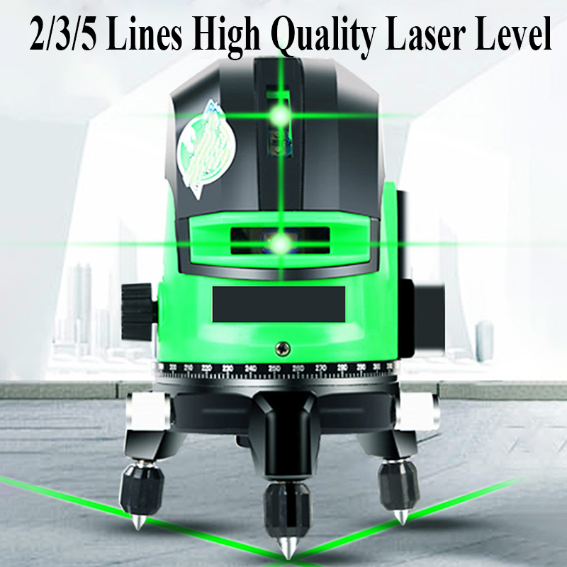 مستوى ليزر أخضر قوي 4D عالي ال - مراجعة Laser Level 3D Cross Line Self Leveling وسعره