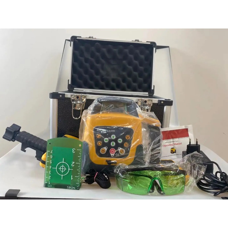 مستوى ليزر دوار عالي الدقة 360 - مراجعة Rotary Laser Level 500M Range وسعره