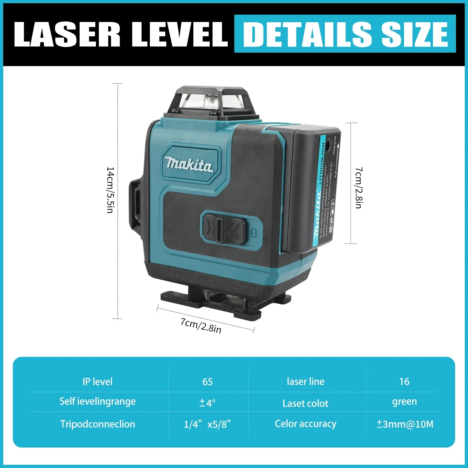 SK701 جهاز تسوية بالليزر عالي  - مراجعة Laser Level With Receiver Detector وسعره