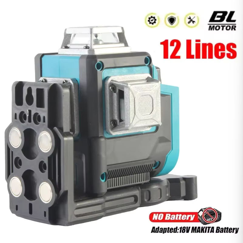 12 خط مستوى الليزر ثلاثية الأب - مراجعة Green Beam Laser Level 12 Line وسعره