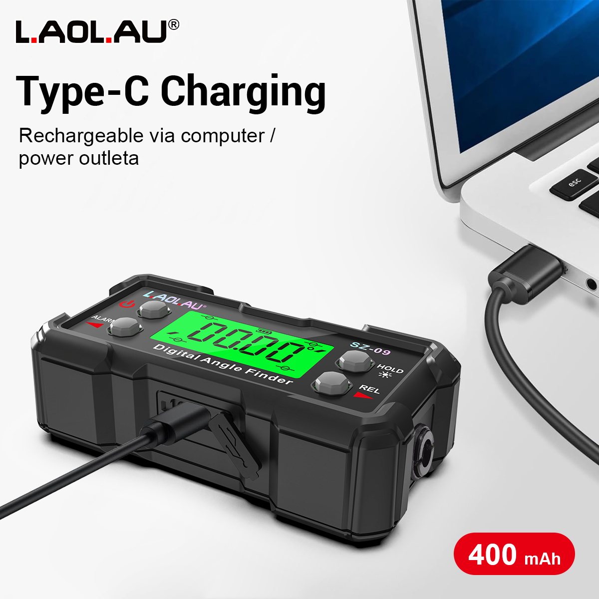 مقياس زاوية رقمي بالليزر قابل  - مراجعة Laser Level Rechargeable Usb وسعره