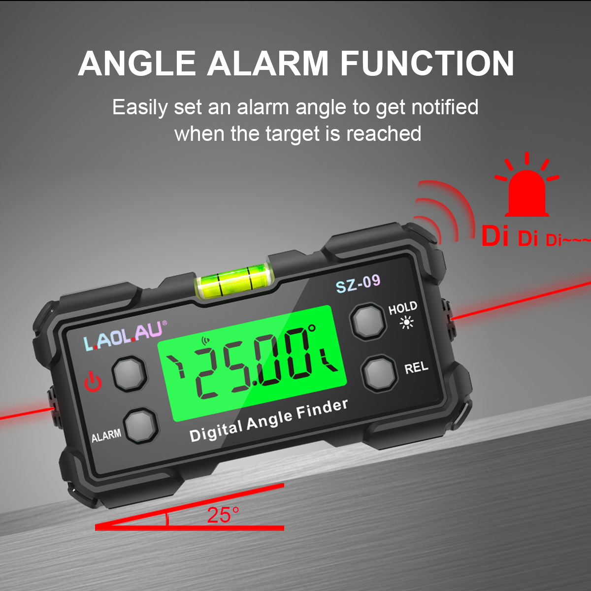مقياس زاوية رقمي بالليزر قابل  - مراجعة Laser Level Rechargeable Usb وسعره