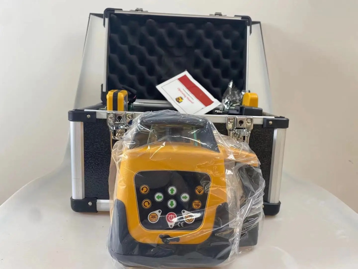 جهاز ليزر دوار ثلاثي الأبعاد ع - مراجعة Rotary Laser Level 500M Range وسعره