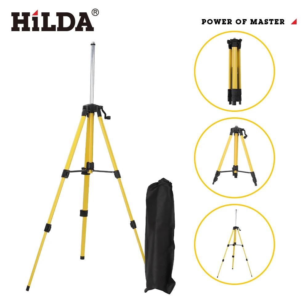 HILDA مستوى الليزر ترايبود 1.2 - مراجعة Laser Level Tripod Stand 1.5M وسعره