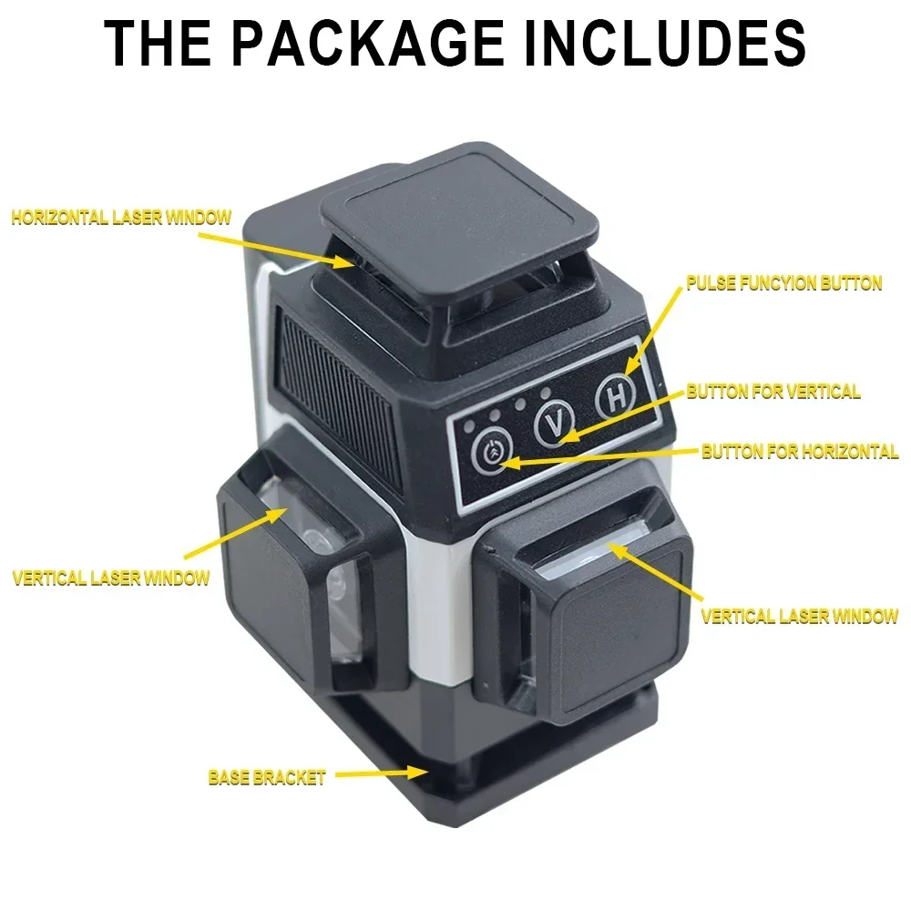 جهاز ليزر لمستوى 16 خط، أداة ل - مراجعة Laser Level 4D 16 Line Green وسعره