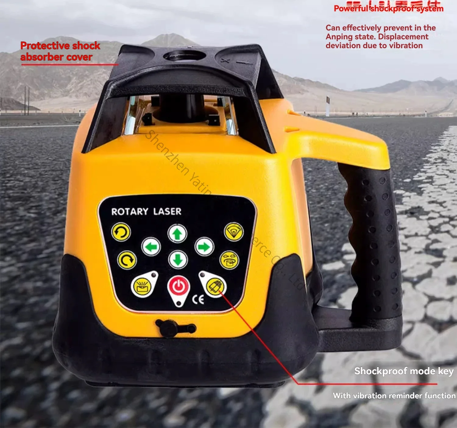 جهاز ليزر دوار ذو شعاع أخضر –  - مراجعة Rotary Laser Level 500M Range وسعره