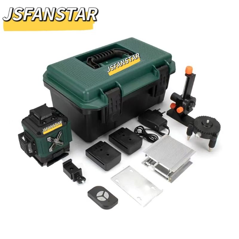 أداة مستوى ليزر أخضر 4D بـ16 خ - مراجعة Laser Level 4D 16 Line Green وسعره