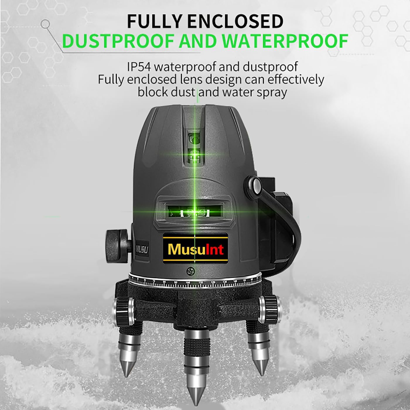 للاستخدام الخارجي، مستوى ليزر  - مراجعة Laser Level Outdoor Bright Green وسعره