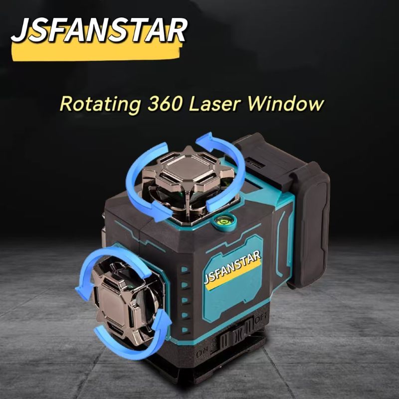 جهاز تسوية ليزر رباعي الأبعاد  - مراجعة Cross Line Laser 360 Degree وسعره