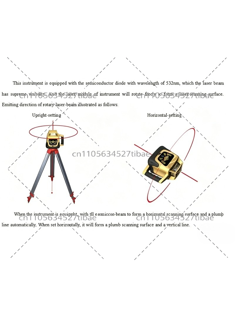 جهاز ليزر دوار ذاتي التسوية بش - مراجعة Rotary Laser Level 500M Range وسعره