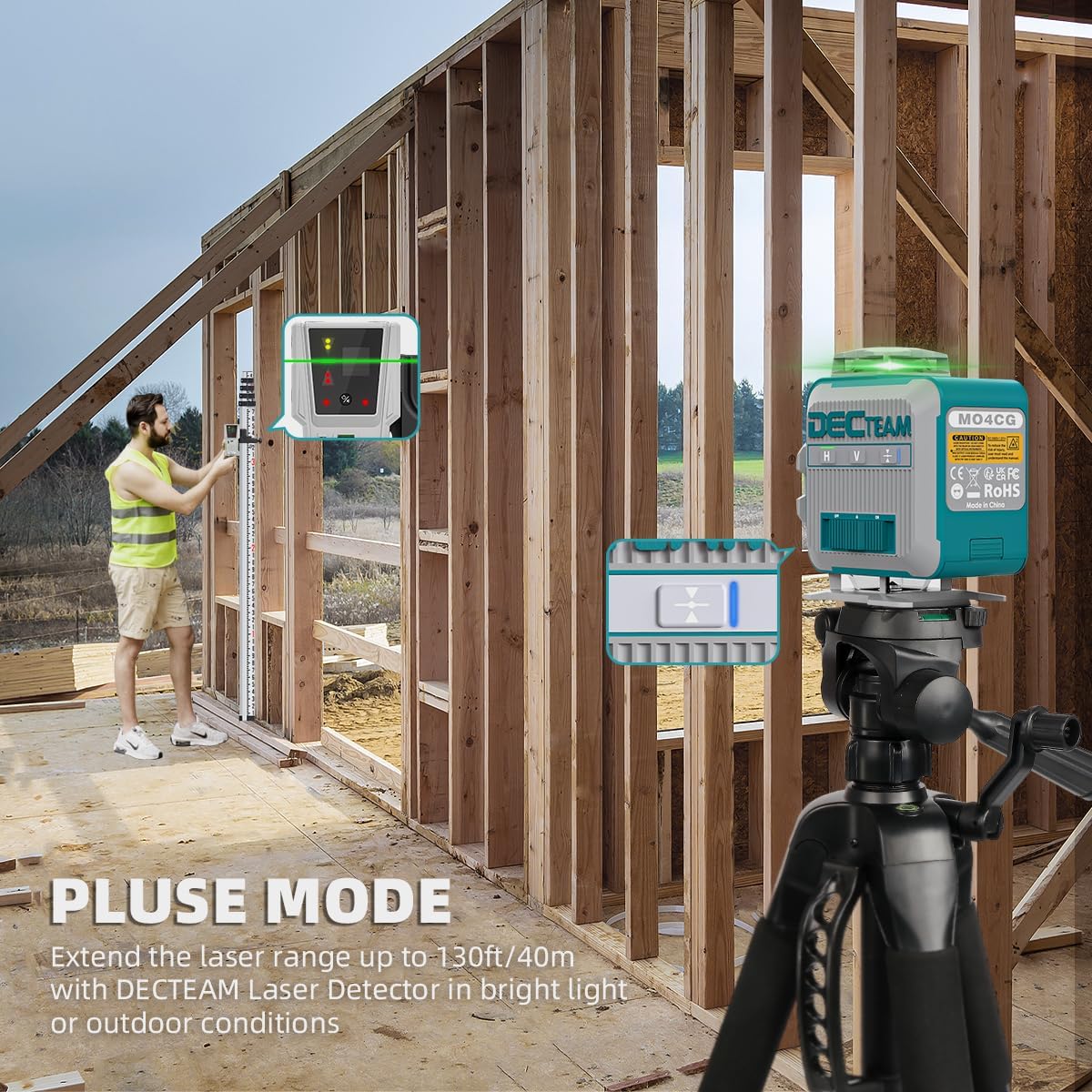 Decteam 4D عبر خط الليزر المست - مراجعة Laser Level 4D 16 Line Green وسعره