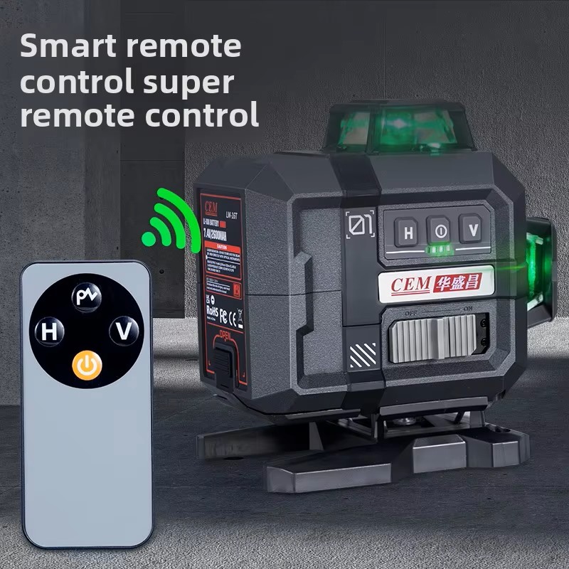 CEM 4D 16 خط ليزر لاسلكي أخضر  - مراجعة Laser Level 4D 16 Line Green وسعره