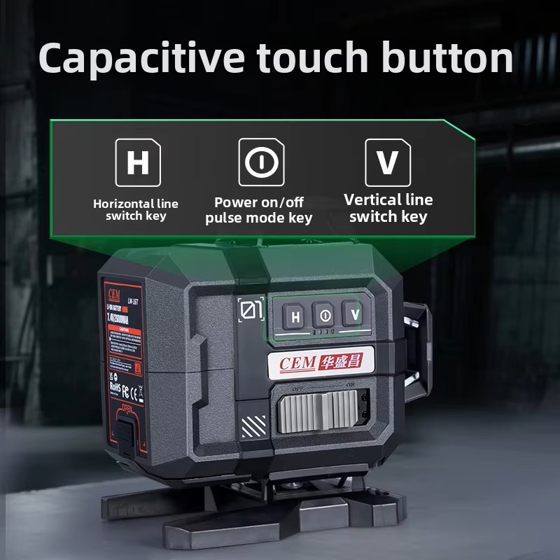 CEM 4D 16 خط ليزر لاسلكي أخضر  - مراجعة Laser Level 4D 16 Line Green وسعره
