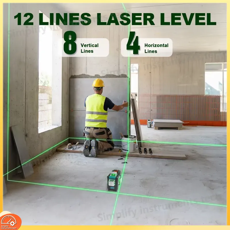جهاز ليزر ذاتي التسوية ثلاثي ا - مراجعة Laser Level 3D Cross Line Self Leveling وسعره