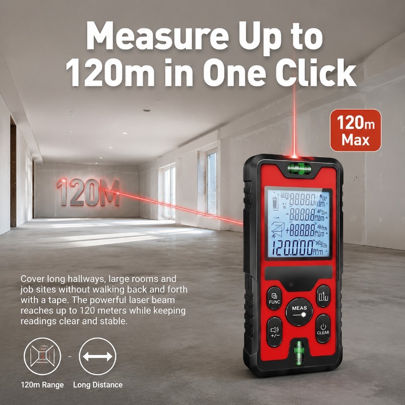جهاز قياس المسافات بالليزر 120 - مراجعة Laser Level Rechargeable Usb وسعره