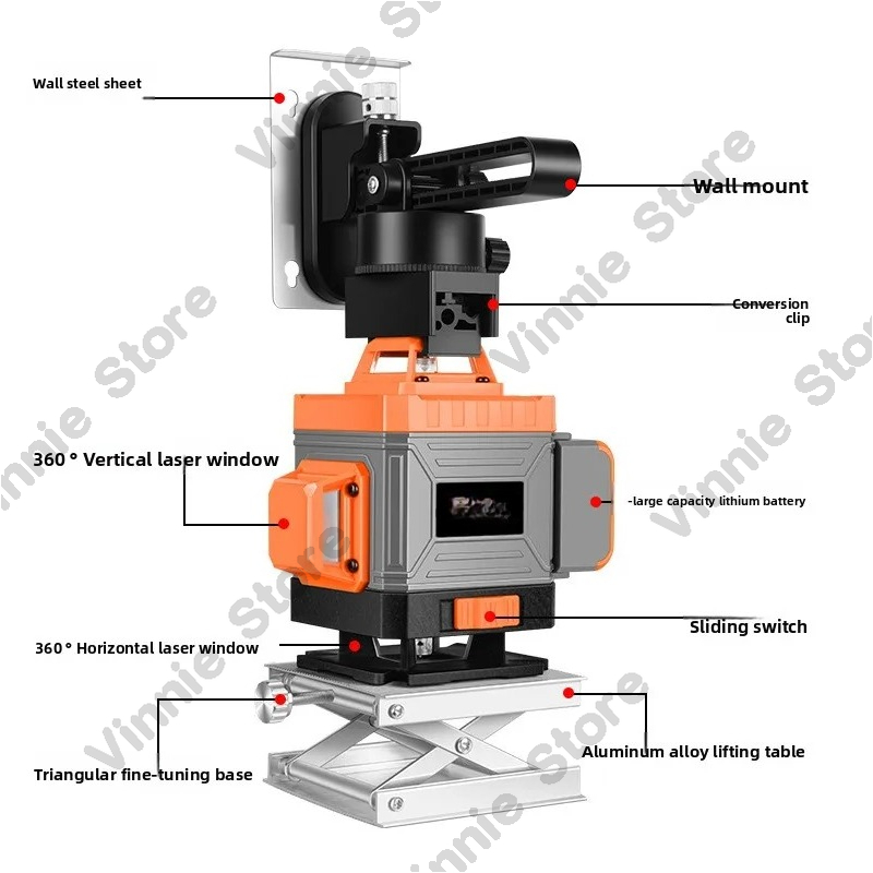 مستويات الليزر الخضراء الساطعة - مراجعة Laser Level Outdoor Bright Green وسعره