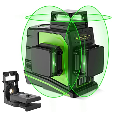 جهاز تسوية ليزر دوار ثلاثي الأ - مراجعة Laser Level 3D Cross Line Self Leveling وسعره